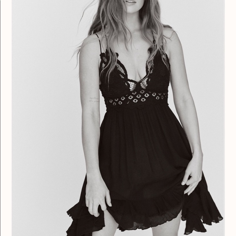 NWT Free People FP One Adella Slip Mini Dress - Picture 7 of 7